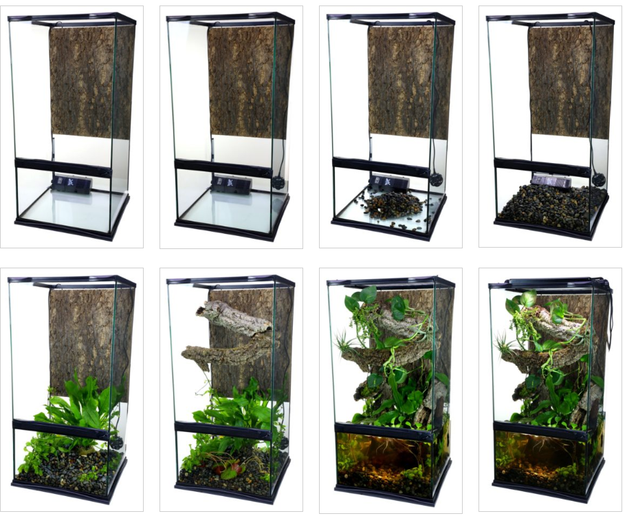 Zoomed paludarium 30x30x60cm de hauteur 108,55
